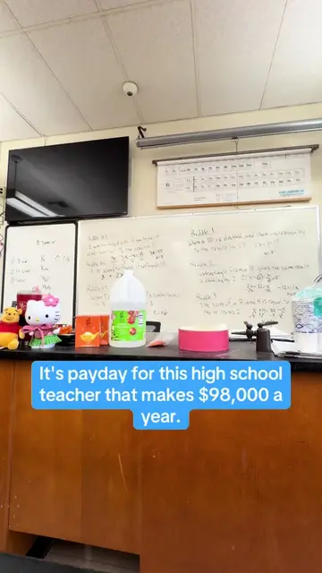 It’s PayDay for this high school teacher that’s makes $98,000 a year! Let’s brea