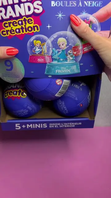 Even MORE Disney Snow Globes from @minibrands ❄️🤩 #minibrands #asmrtoyunboxing 