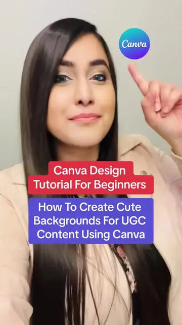Easy Canva Design Idea For UGC Creators 🥰 #canvahacks #canvatutorial #canvafors