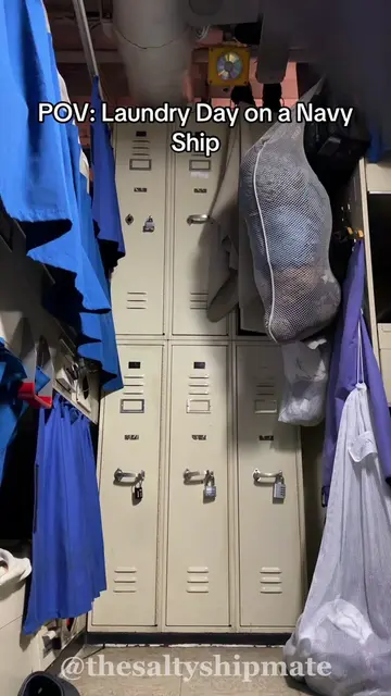 What its like to do laundry on a Navy ship #military #miltok #navy #fyp #America