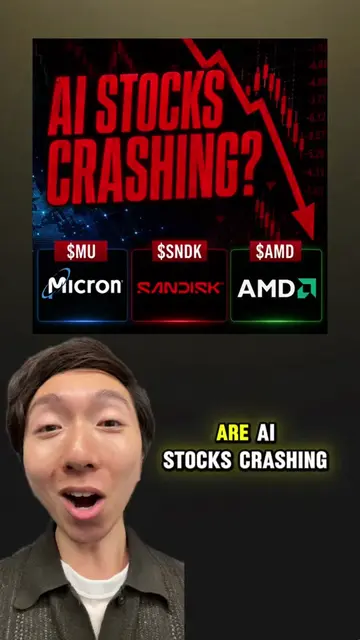 Are Ai stocks crashing right now? Micron, Sandisk and others are dropping - here