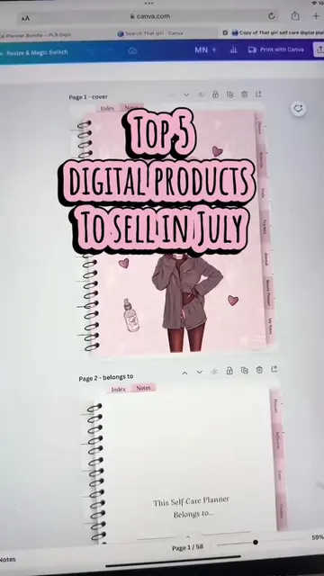 Top 5 digital products to sell in July. #digitalproduct #digitalproductsforbegin