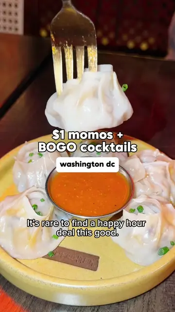 BOGO FREE cocktails and $1 momos?! Sign me up. This new Nepali cocktail and tapa