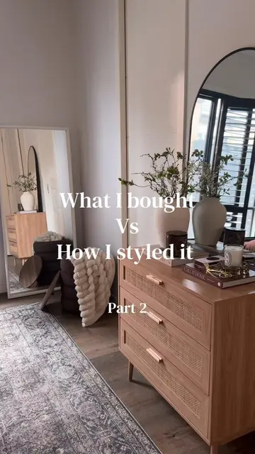 What I bought Vs How I styled it ✨ #homeinspo #homedecor #kmart #amazon 