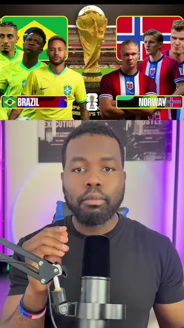 Brazil vs Norway. Haaland vs Gabriel. Vinicius jr Goal #brazil #norway #haaland 
