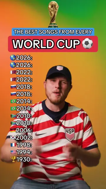 The Best Songs from every World Cup 🏆⚽️ Do you know all of these World Cup song