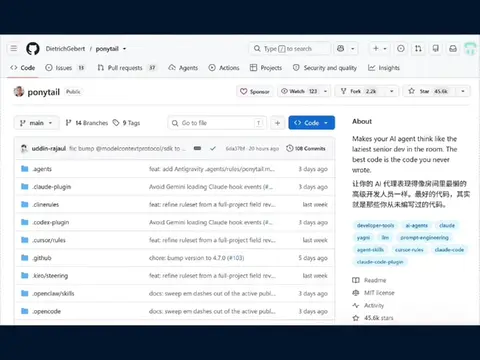 Chỉ trong vài ngày đã đạt hơn 45K Star, một dự án mã nguồn mở giúp AI học cách “