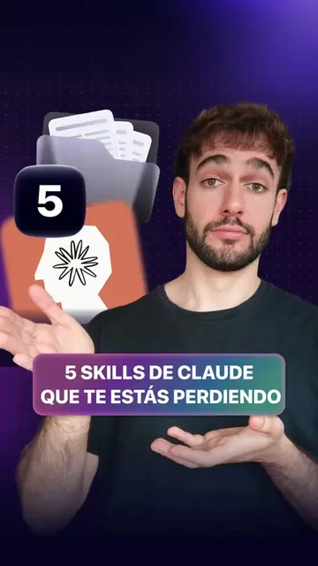 Si usas Claude y no tienes estas 5 skills instaladas, te estás haciendo la vida 