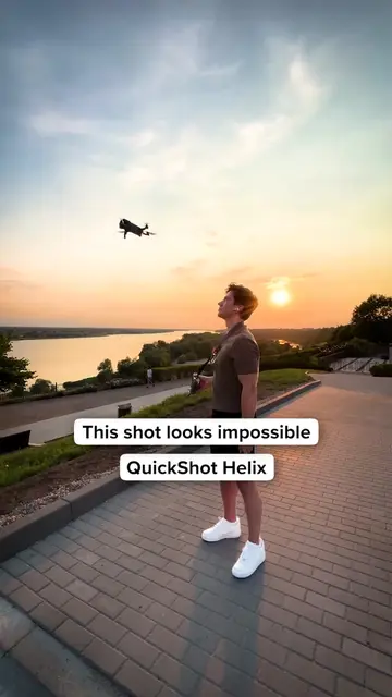 It may look difficult, but it’s one of the easiest cinematic QuickShots to captu