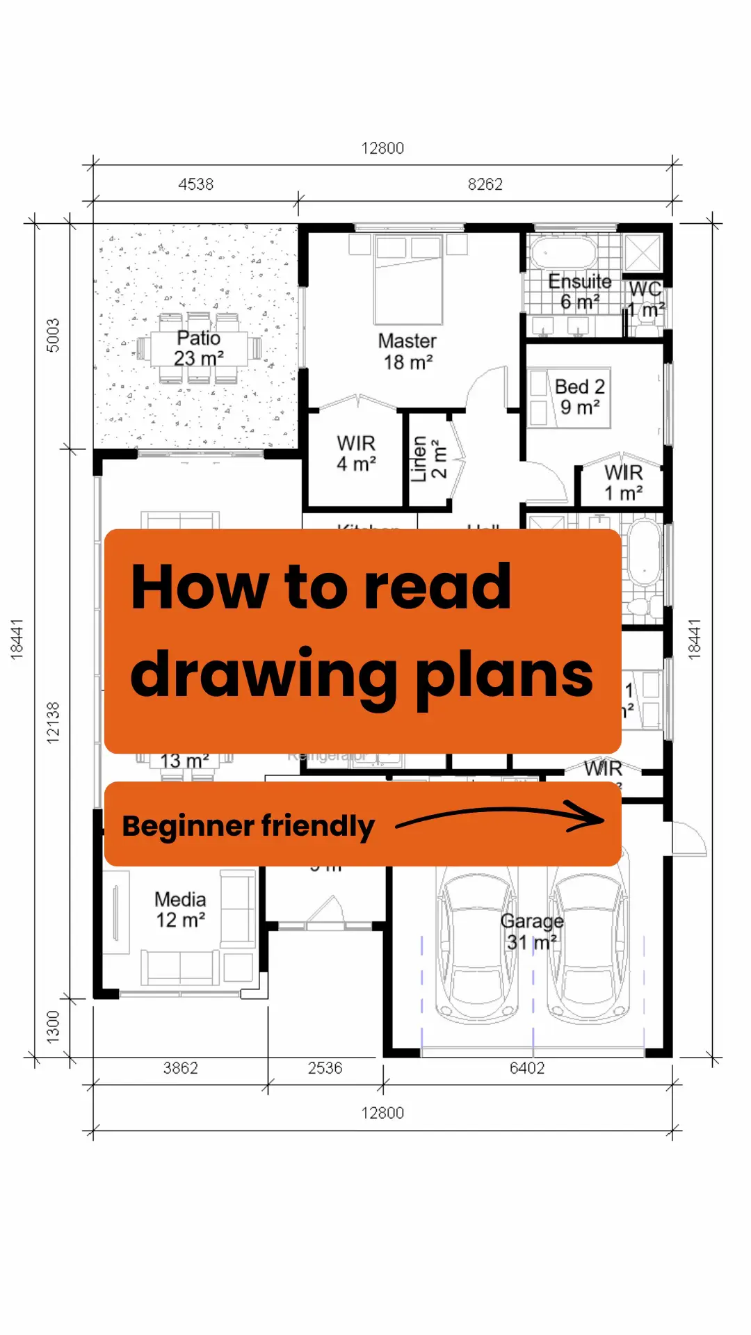 Learning to read drawings? Start with the basics. Site plans show where the buil