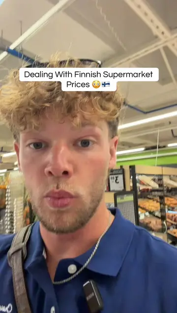 Dealing with Finnish supermarket prices 😳🇫🇮 #finland #suomi #helsinki #costof