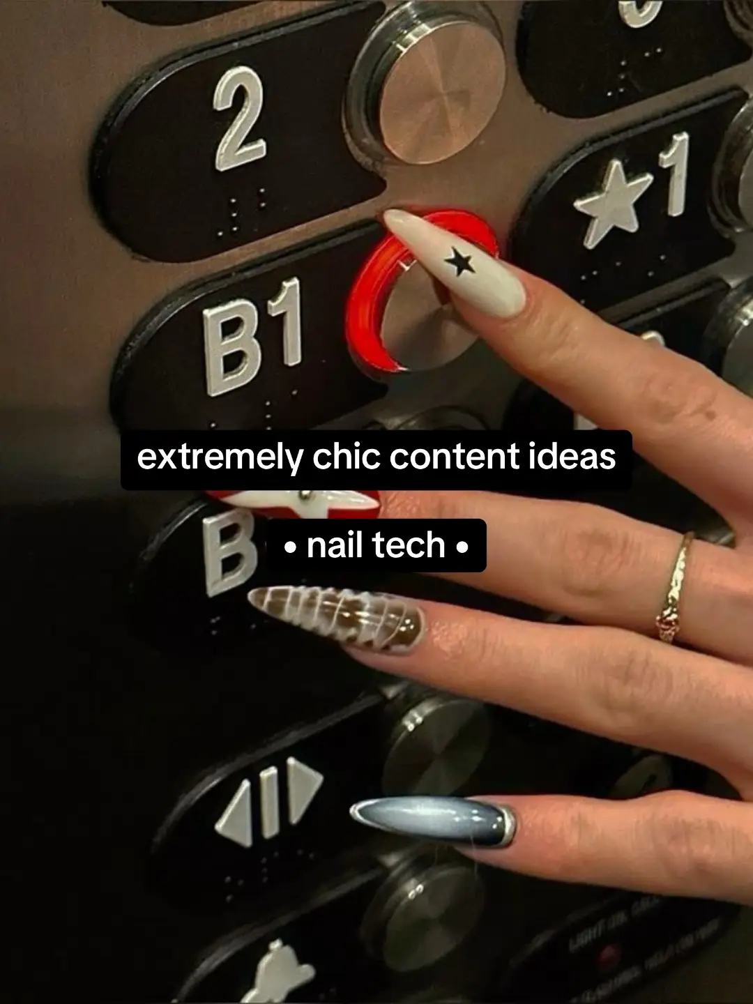 Nail techs truly have the most creative options for content #nailtech #nailtechl