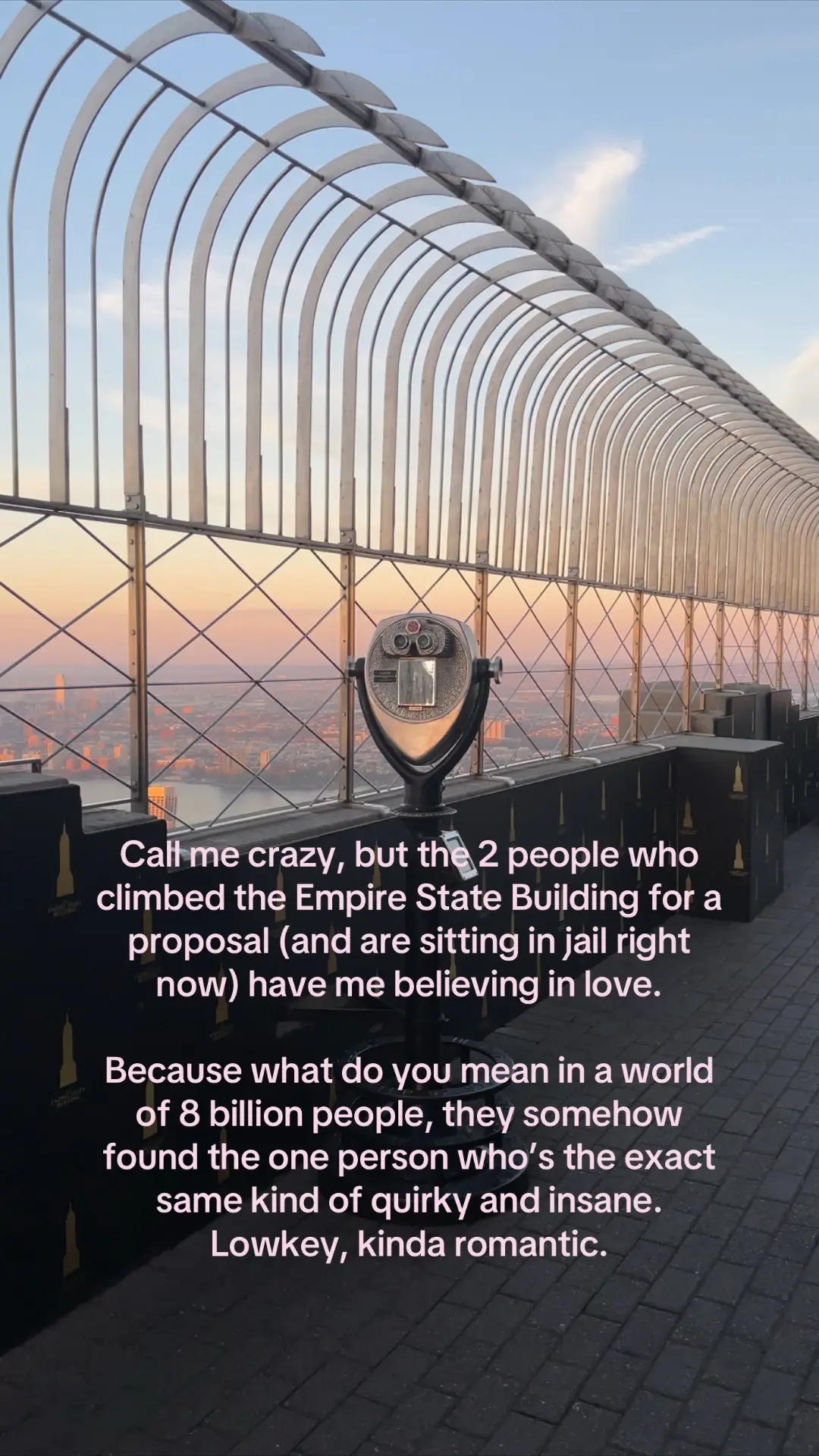 😬😬😬😬 #fyp #empirestatebuilding #nyctiktok #romance