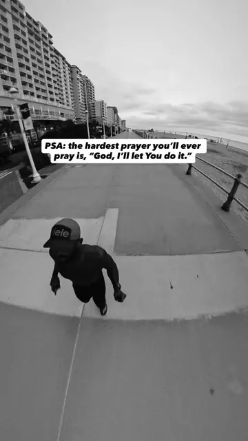 Sometimes the hardest prayer you’ll ever pray is, “God, I’ll let You do it.” Not