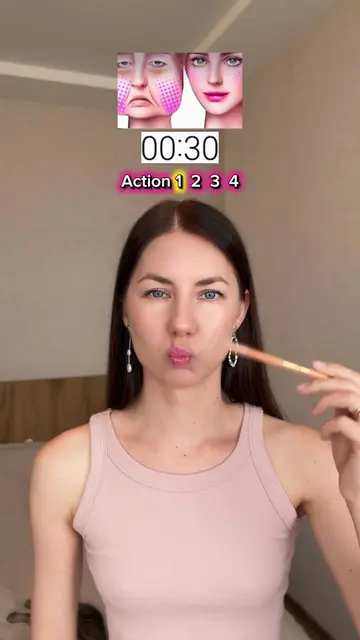 4 Face Yoga Exercises 🎯 Quick, effective, and easy to follow. Perfect for your 