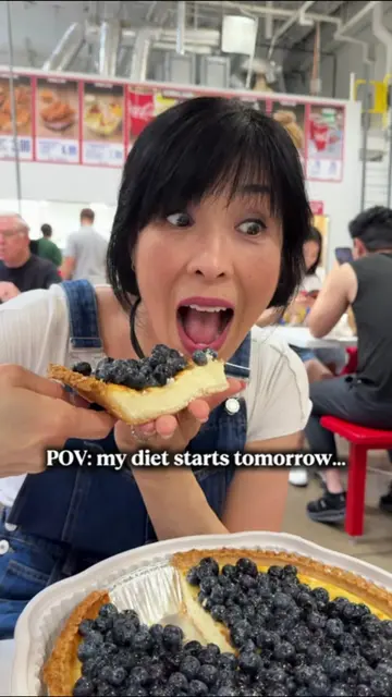 Ok, my diet starts tomorrow….😩🫠 #costco #bluberrypie #blueberry 
