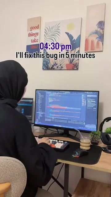 How long has a “5-minute bug fix” taken you? 😂 #coding #programming #womenintec