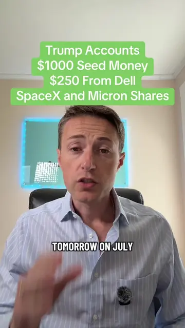 🚨 Trump Accounts open July 4th #momtok #PersonalFinance #financialliteracy 