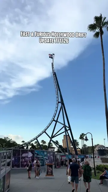 Universal Studios Orlando Resort’s Fast and Furious Hollywood Drift construction