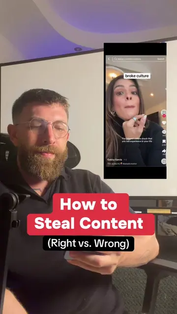 Steal my hook.  Be honest…have you done this?  #contentcreatortips #successminds
