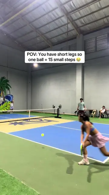 Always running for my life 🥹  #pickleball