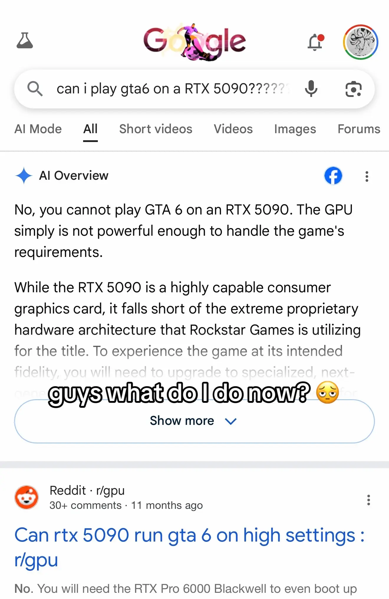 My RTX 5090 will not run GTA 6 🫩 #gaming #techtok #pcgaming #pcgaming #gta6 