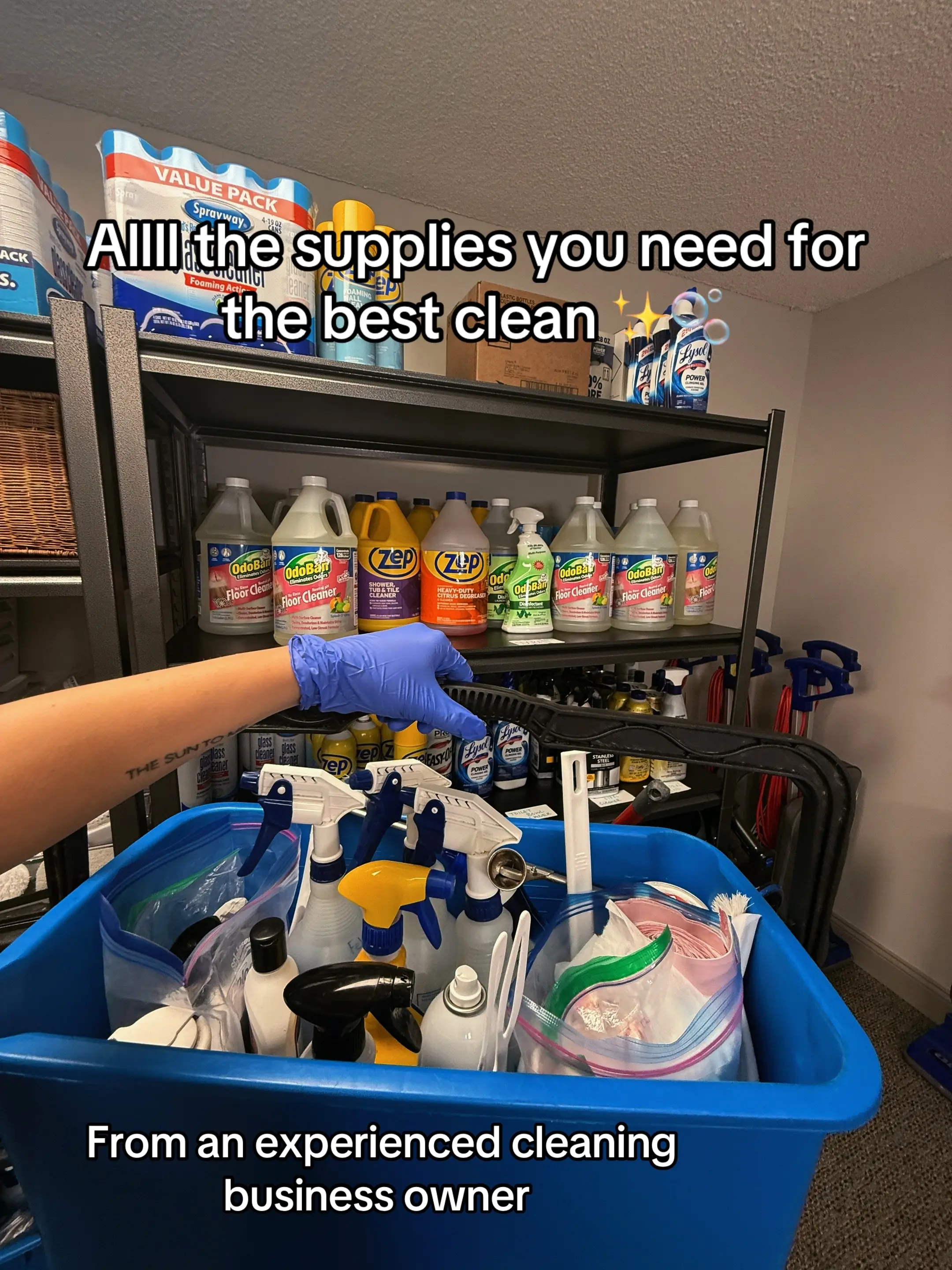 These are my favorite supplies as a cleaning business owner! Many of these are l