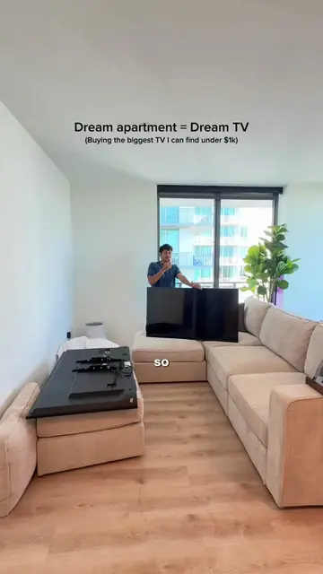 Turning my apartment into my dream home part 69. Time to get a new TV  #Vlog #tv