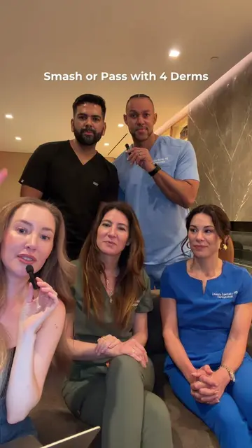 Smash or Pass with 4 Dermatologists ✨ #smashorpass #skincare #dermatologists #vi