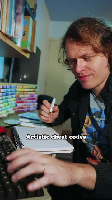 There are some art tricks that make you feel like you're cheating, but I prefer 