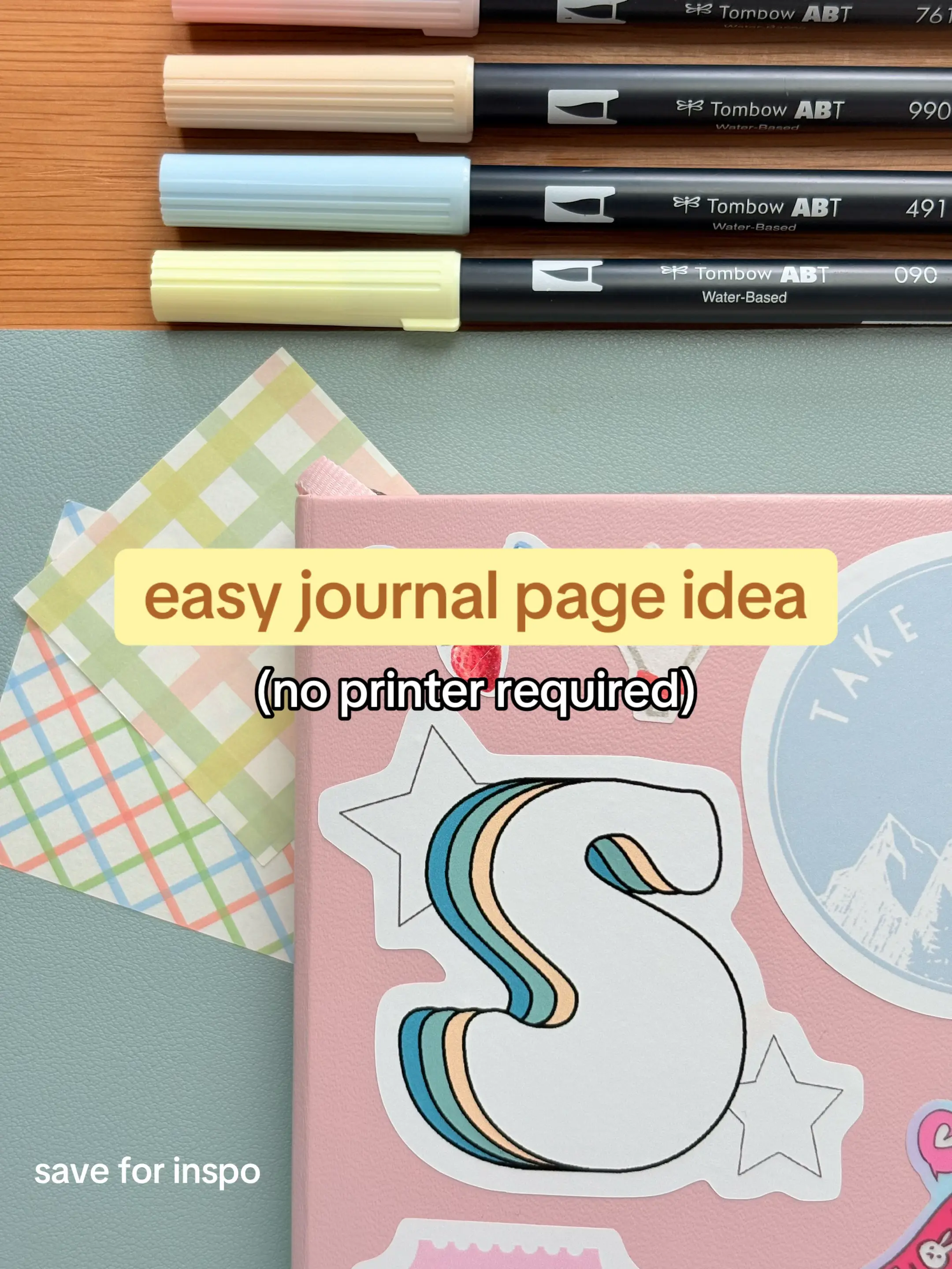 how to make one of my favourite journal pages! it’s super easy to do and you don