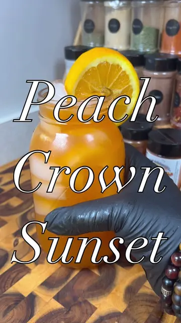 Peach Crown Sunset Recipe Ingredients: •	½ cup peach chunks (fresh or canned) •	