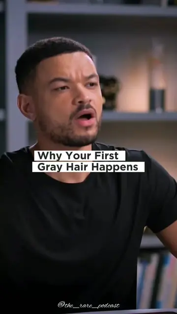 Why Your First Gray Hair Happens? . . . #podcasts #thediaryofaceo #grayhair #agi