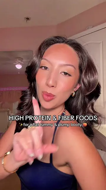 protein makes the ass fat, fiber makes the tummy flat! 🍑✨ save this for later &