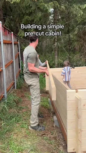 Comment "Rockwood160" for details. Build this pre-cut cabin in a single weekend!