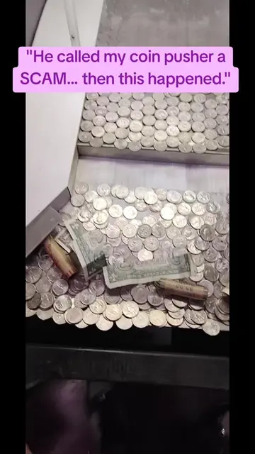 Someone called my coin pusher machine "rigged" after losing a few dollars. A few