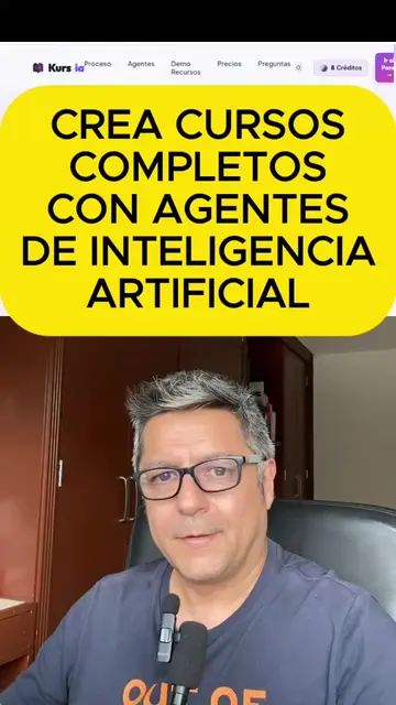 ¿Te imaginas crear un curso completo sin mover un dedo? 🤯 Conoce WWW.KURSIA.APP