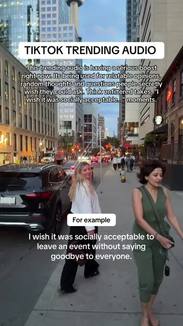 Save this trending audio for your next post and share a universally relatable ex