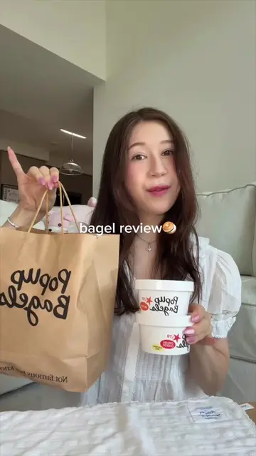 my quest to find the best bagels in LA… 📍popup bagels #bagels #mukbang #popupba