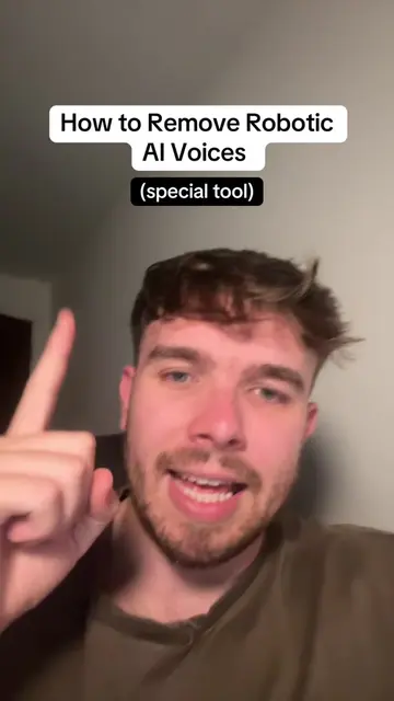 All standard AI videos sound to robotic so here is how you solve that #aivoices 