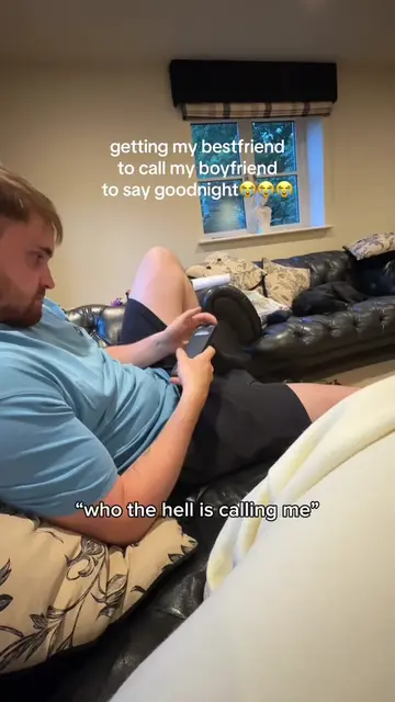 I’m crying he was so annoyed  😭😭😭😂😂 Getting my bestfriend to call my boyfri