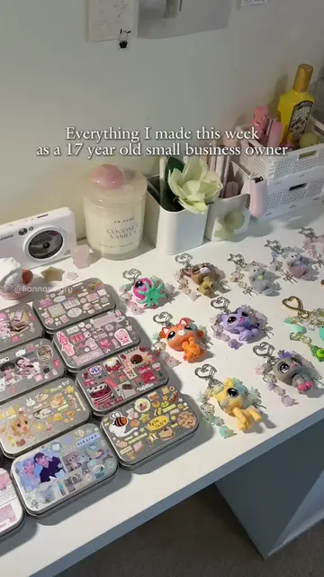 Everything I made this week as a 17 year old small business owner! 🌷 #beadedjew
