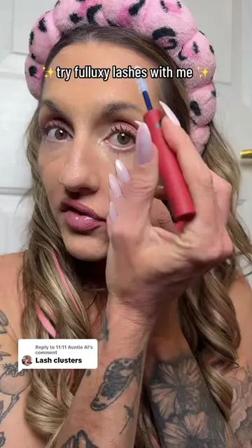 Replying to @11:11 Auntie Al Fulluxy Flare lash tutorial- do my lashes with me! 