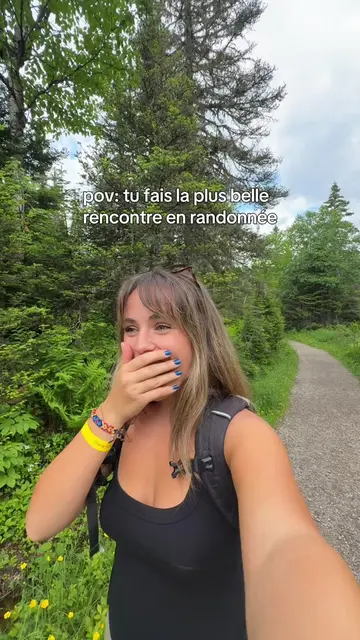 ma plus belle rencontre en Gaspésie 🥹🫎  #nature #randonnée #orignal #animaux #