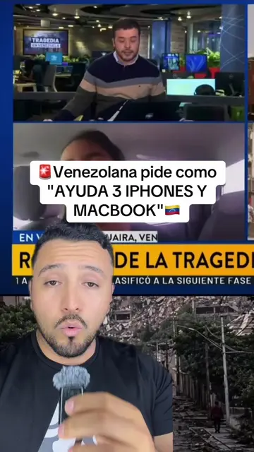 Venezuelan asks for 3 iPhones and MacBooks as help  #venezuelan #iphone #macbook