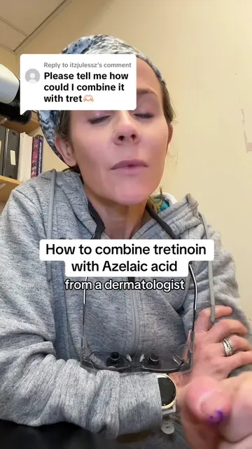 Replying to @itzjulessz  how to combine tretinoin and Azelaic acid. Remember thi