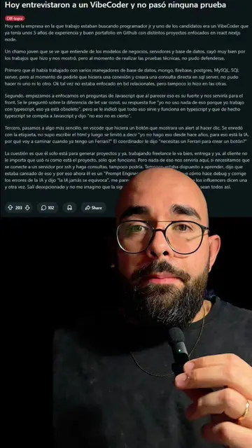 Un buen portfolio ya no siempre prueba que sabes programar. Con IA puedes constr