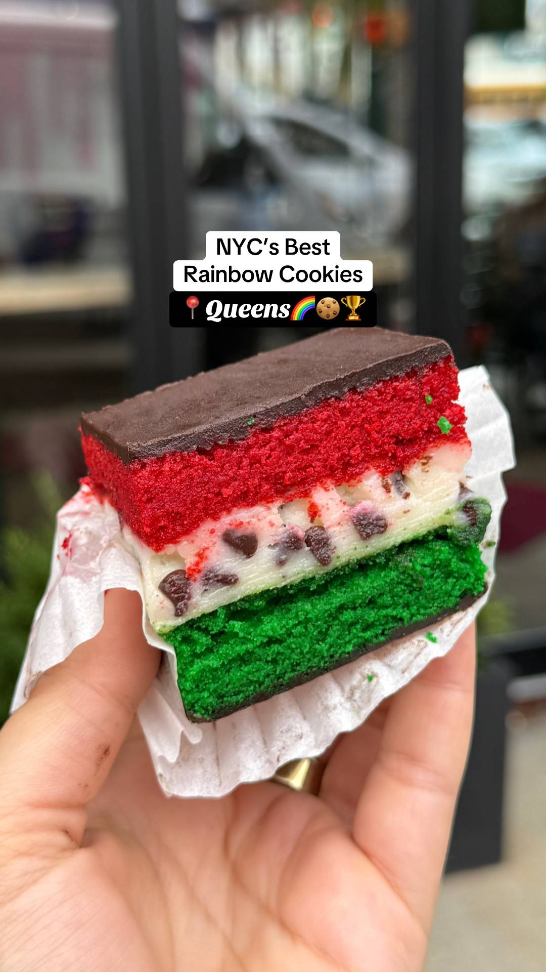 Tried some of the best rainbow cookie spots in Queens and here are my thoughts👀