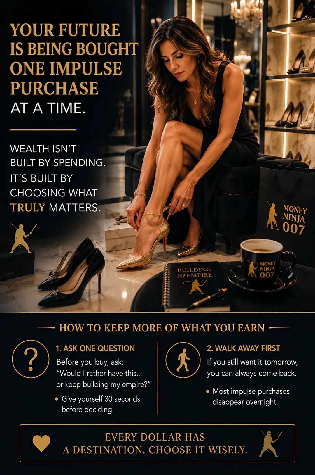 Those beautiful shoes aren't the problem. The impulse is. We've all been there. 