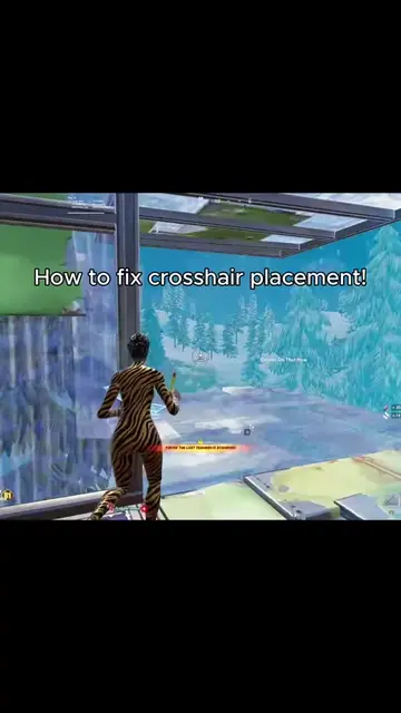 Part 10 | How to fix your crosshair placement! #fortnite #fightingtips #tips #bu